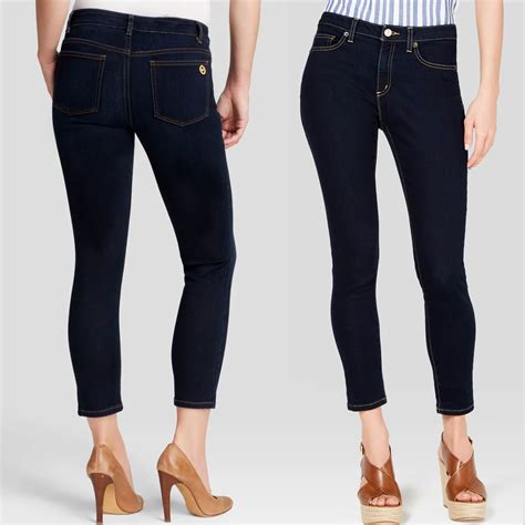 izzy cropped skinny michael kors|Michael Kors Dark Rinse Izzy Cropped Skinny Jeans 20W.